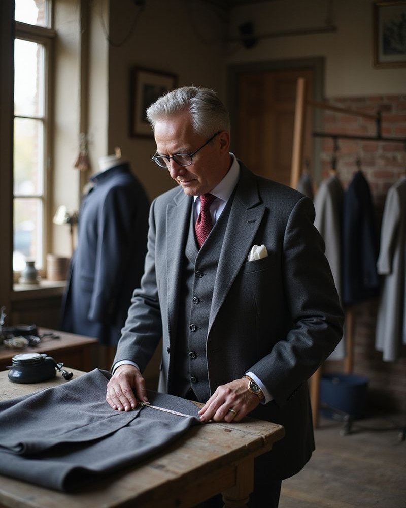 Master tailor in Victoria BC atelier